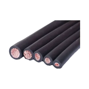 H01n2 D Flexible Rubber Insulated 1/0 2/0 3/0 4/0 AWG Copper Aluminium Battery Welding Cable for Construction Sizes 16mm 25mm2