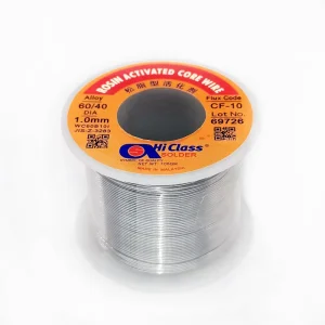 Hiclass Solder Wire 0.5mm 0.8mm 1.0mm 100g Tin Flux Rosin Activated Cored Welding Wire 60/40 SN60 Pb40