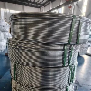 High Conductivity Anodized Aluminum Wire O Temper 580MPa Strength 99.98% Pure Electrical Power Transmission Cable Welding HG