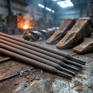High Manganese Steel Low Hydrogen Wear-resistant Hardfacing Welding Rod Electrode with High Hardness Surfacing TWD 856 Model