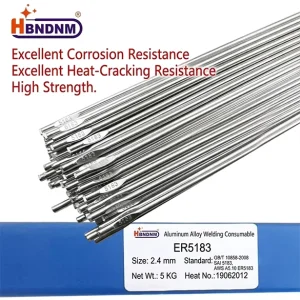 High Strength ER5183 Aluminum Welding Wire 1.6mm 2.4mm OEM ODM Marine Grade for Offshore Platform China Sample