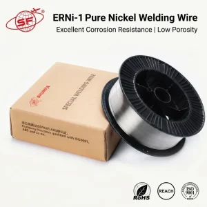 High Strength Low Spatter Pure Nickel MIG Welding Wire ERNi 1 for Heat Exchangers & Pressure Vessels