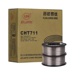 High Strength Steel Welding Wire CHT 711 Low Alloy Carbon Steel Flux Cored Gas Shielded Welding Wire