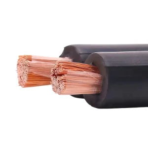 High Toughness Flexible YH YHF Copper Core Rubber Insulated Welding Cable For Industrial Welding Machine