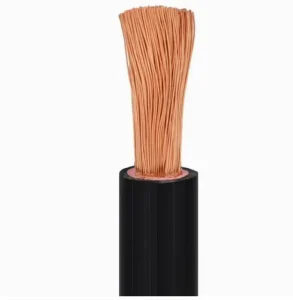 High quality Electric Welding Cable Wire Solid PVC Insulated Copper Conductor Customizable Sizes for Indoor Use