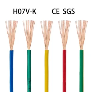 Hook up Wire H05V K H07V K PVC Stranded Copper Wire and Cable 0.35mm 0.5mm 0.75mm 1.5mm 2.5mm