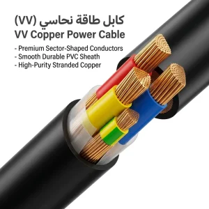 IEC 60502 Standard 0.6 1kV Low Voltage 4 Core 16mm2 Copper Conductor PVC Insulated PVC Sheathed Unarmored VV Cable