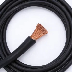IEC60245 Low Voltage 100V Copper Clad Aluminum PVC Round 10-240mm 70C Welding Cable