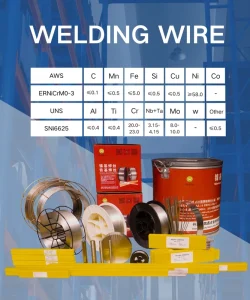 Inconel 625 Welding Wire AWS ERNiCrMo 3 1.6/1.2mm Diameter 0% Flux Smooth Feeding Minimal Spatter Pressure Vessel & Oil/Gas OEM