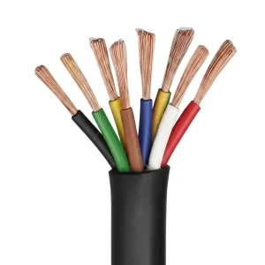 Industrial Flexible Copper Cable 2.5mm-10mm 10AWG-18AWG H07RN-F H05RN-F RVV Speaker Intercom Cable IP65 300V-1000V