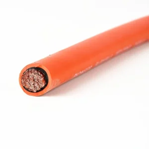 Industrial Grade Flexible Pure Copper Welding Cable Heavy Duty Power Cable with Rubber Insulation