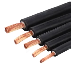 Industrial YH 35 50 70mm2 1/0 2/0 4/0 Copper Conductor Flexible Rubber Sheath Low Voltage 450/750V Welding Machine Cable