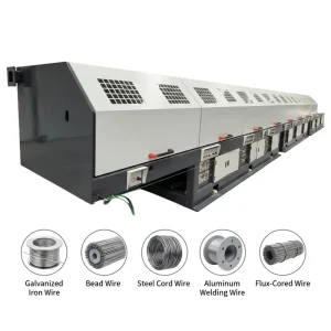 Low Carbon Steel Straight Line Wire Drawing Machine for Construction with Core Motor Component and Binding Wire