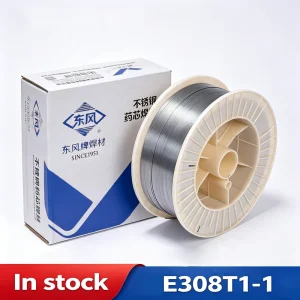 Low Spatter E308LT1-1 Stainless Steel Flux Cored MIG Wire 1.2mm 12.5kg Reel for High Efficiency Shipbuilding Welding