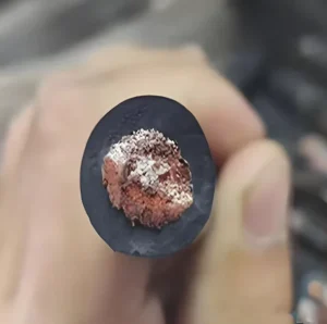 Low-voltage Copper Flexible Rubber Insulated Welding Cable 0.6/1kV Rated Voltage 70C Working Temperature for Welding