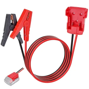 M18 Jumper Cables Compatible With Milwaukee 18V Batteries 2FT 8AWG Booster Cable with Alligator Clips Customizable Length
