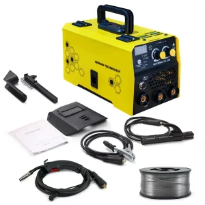 MIG 200 3 in 1 MIG Inverter Welder 220V IGBT No Gas Welding Machine 200 Amp TIG Mig MMA Welders Max 4KG
