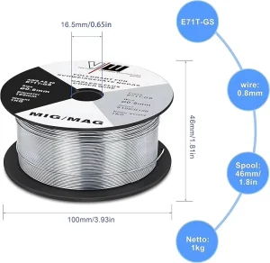 MIG Flux Cored Wire 1.0mm Tig Welders for Arc Drop Shipping Welding Stahl Werk