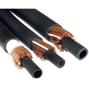 MIG TIG CO2 Welding Torch Cable Flexible Copper with Pure Rubber Insulation for Welding Control Needs