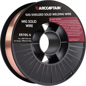 MIG Welding Wire 0.030 10Lb (4.5kg) ER70S-6 Carbon Steel Gas Shielded Low Splatter for Forney