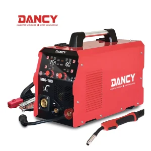 MIG180 Inverter IGBT Synergy Soldadora MIG CO2 Gas Welding MIG Welder Big LCD MIG/MAG/Stick/Lift TIG 220V