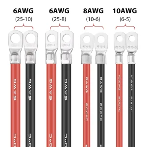 Manufacturer Soft and High Flexible Silicone Power Cable Automotive Battery Connector Wire Battery Cable