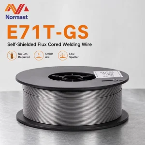 Normast ER304 E71T GS Flux Cored Self Shielded Gasless Carbon Steel Welding Wire 0.8 1.0 1.2mm Thin Sheet Metal Welding