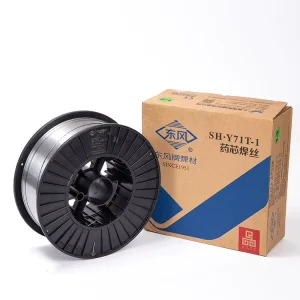 OEM SH.Y71T 1 Carbon Steel Flux Core Welding Wire 1.2mm 25kg Spool 15% 20% Flux Content for Shipbuilding Construction