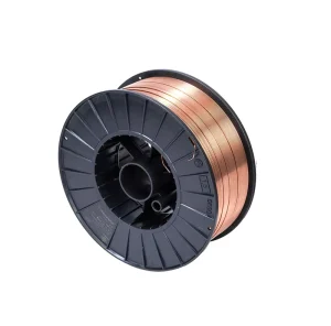 OEM Solid Copper Coated 1.2mm 0.8mm ER70S 6 Carbon Steel CO2 Gas Shielded Welding Wire for Pressure