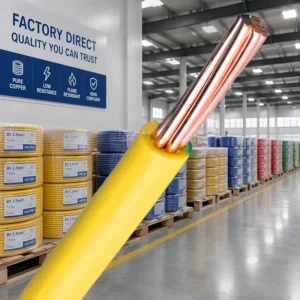 Oxygen Free Copper Battery Cable Flexible Welding Wire High Conductivity Power Lead for Industrial Equipment