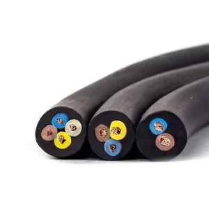 Oxygen Free Copper Rubber Insulated Industrial Cable IP44 Waterproof Tear Resistant for Water Pumps Welding Machines