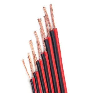 Power Cables Insulated Electrical Wires 2 Cores Twisted Pair Customizable PVC Flexible Copper Cabling