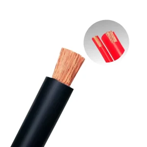 Premium OFC CoreWire Stranded 25mm2 35mm2 50mm2 70mm2 Super Flexible Welding Cable 2 0 AWG Black Red Power Cable