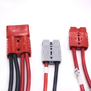 Pure Copper Conductor 50A High Current M8 Fast Connector Battery Wire Cable for Vehicle Charging Positive Battery Cable