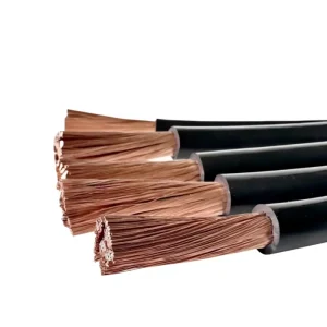Pure Copper Welding Cable Flexible EPDM Rubber Jacket Single Core Welder Wire for Industrial Welding Machine