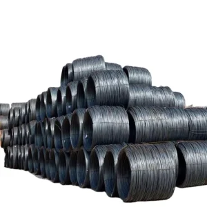 Q195 High Quality AISI Standard Hot Rolled Carbon Steel Wire Rod 6.5mm for Nails Construction and Welding Applications