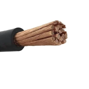QianHao PVC Insulated Rubber High Efficiency Flexible Copper Welding Cable 100m Minimum Order for Industrial Use