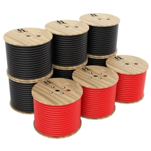 RUBBER Cable Welding Machine 20mm 35MM 1/0 2/0 3/0 4/0 Gauge Copper Battery Welding Cable for Welding Machine