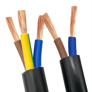 RVV 2-5 Cores Pins 99.9% Pure Copper Wires PVC Insulation Flexible Electric Cable Customized Color 300/500V