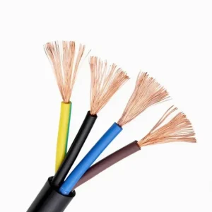 RVV Flexible Wire 2/3/4 Cores 1.5mm² 2.5mm² 6mm² PVC Insulated Household Power Cable