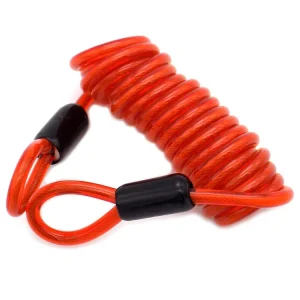 Red Coil Spring Steel Cable Self coiling Wire Rope with All Kinds of Color