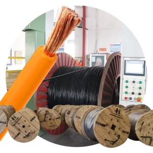 Rubber Pvc Sheathed 600V 1 0 Awg Welding Cable Copper Welding Machine Wire