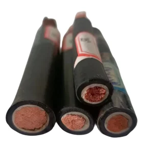 Rubber Sheathed Stranded Copper Welding Cable 1 AWG CE for 450/750V 0-70C Flexible for Electric Welding Machines