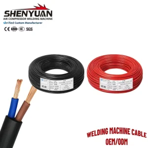 Rubber Sheathed Welding Cable Oil Water Resistant Full Range Sizes Custom Length for Automation Welding Equipment