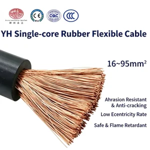 SZYL YH Low Voltage Rubber Sheathed Welding Cable 450 750V Extra Flexible Heat & Wear Resistant Pure Copper Welding Cable