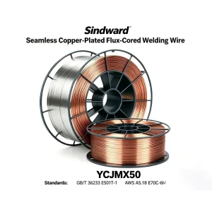 Seamless Copper Plated Flux Cored Carbon Steel Welding Wire E70C 6M E71T 1C 1.2mm OEM ODM
