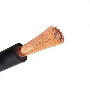 Single Core Copper Conductor Welding Machine Power Transmission Cable Custom Length 15mm 25mm 50mm Ethernet Electrical Wires