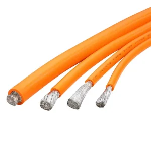 Single Core Flexible Copper Battery Welding Cable Wire PVC Insulation High Temperature HV Power Cable