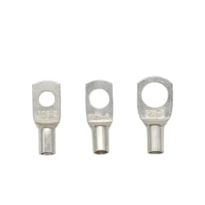Single Hole SC6-5 SC6-6 SC6-8 Tinned Connectors Electrical Copper Cable Lugs Tube Terminal