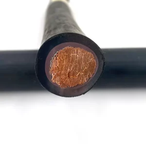 Single Rubber Cable 120mm2 With Flexible Welding Black Sheath Cable